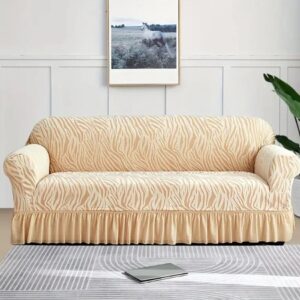 Zebra Velvet Turkish Sofa Cover - Skin