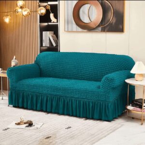 Turkish Bubble Fabric Sofa Cover - Zink